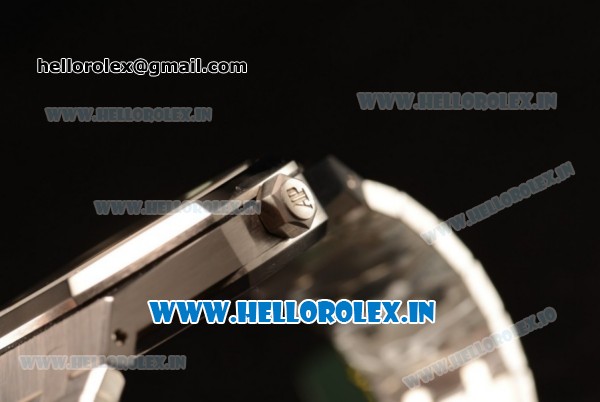 Audemars Piguet Royal Oak 41 MM Clone AP Calibre 3120 Automatic Steel Case White Dial With Stick Markers Steel Bracelet( JH) - Click Image to Close
